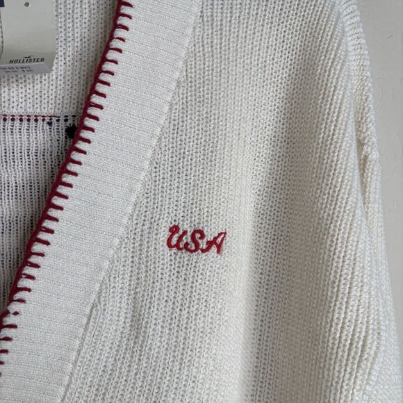 Hollister American Flag Cardigan - Picture 3 of 7